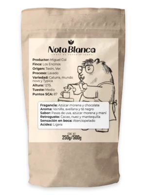 Café de Especialidad: Finca Los Encinos, Texin, Veracruz (copia)