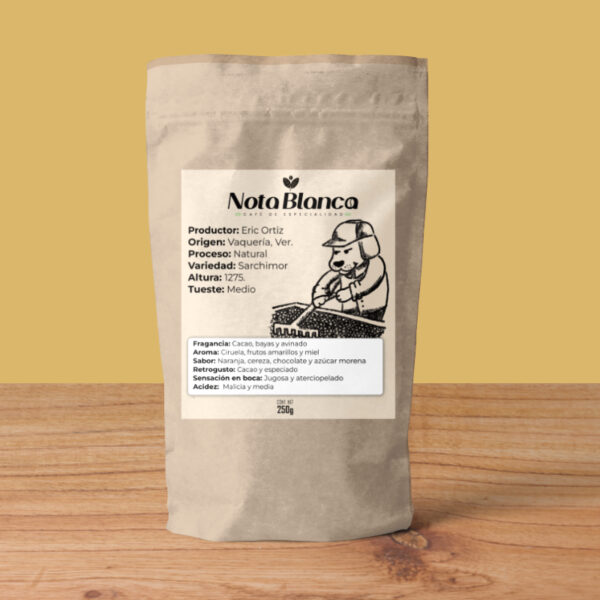 Café de Especialidad Natural Vaquería, Veracruz – Tueste medio